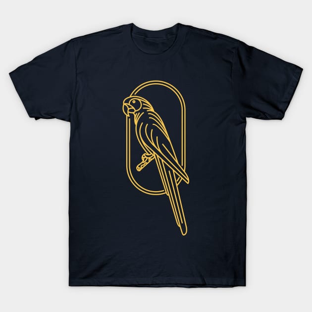 Parrot Bird T-Shirt by VEKTORKITA